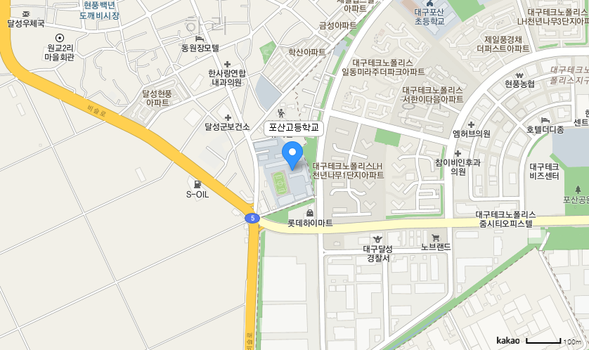 학교 찾아오시는 길 지도